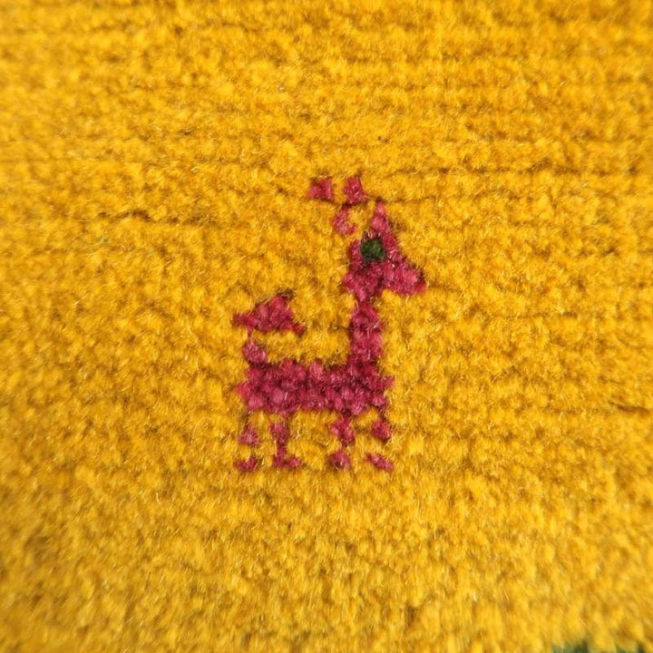 【セミオーダー受付中】  サイズ変更OK　カラー変更OK イラン　シラーズ産　ギャッベ 　（bl-10304）