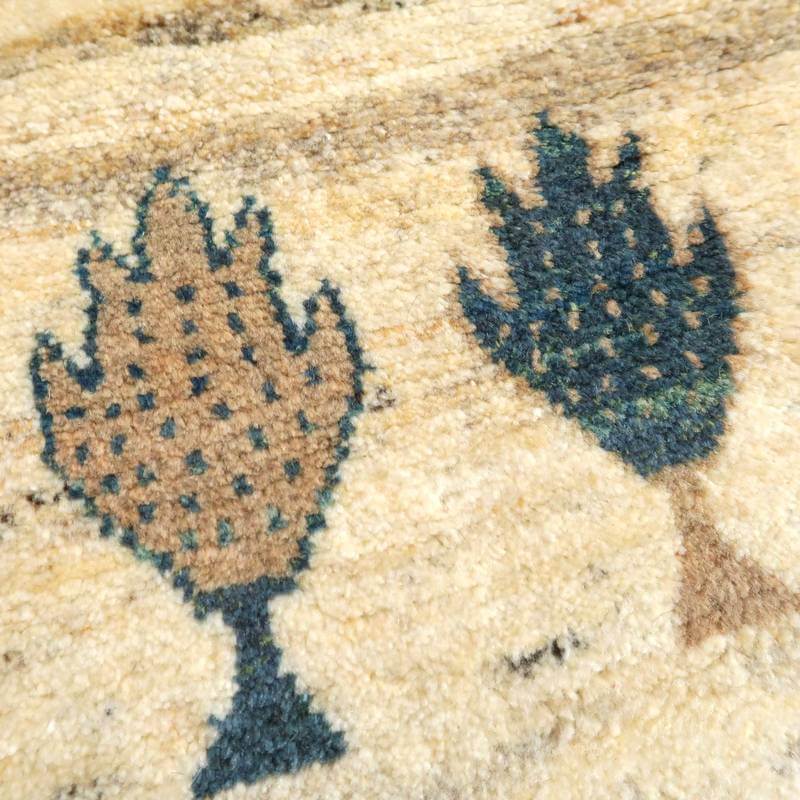 【セミオーダー受付中】  サイズ変更OK　カラー変更OK イラン　シラーズ産　ギャッベ 　（bl-10316）