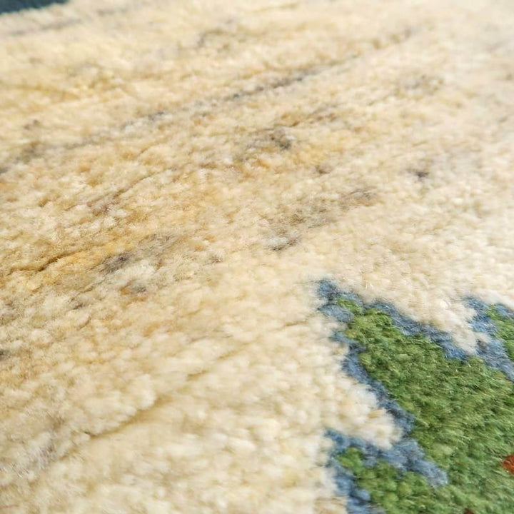 【セミオーダー受付中】  サイズ変更OK　カラー変更OK イラン　シラーズ産　ギャッベ 　（bl-10316）