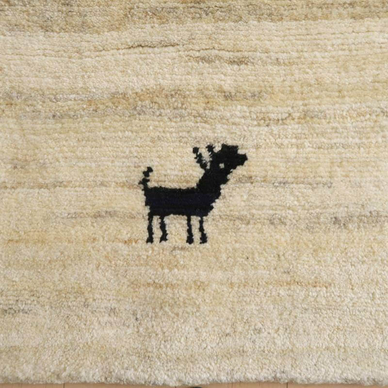 【セミオーダー受付中】  サイズ変更OK　カラー変更OK イラン　シラーズ産　ギャッベ 　（bl-10344）