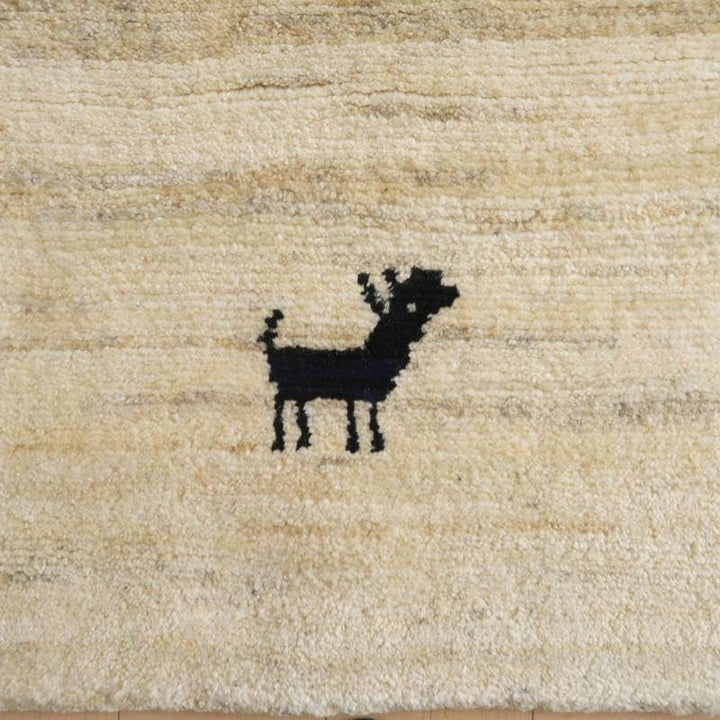 【セミオーダー受付中】  サイズ変更OK　カラー変更OK イラン　シラーズ産　ギャッベ 　（bl-10344）