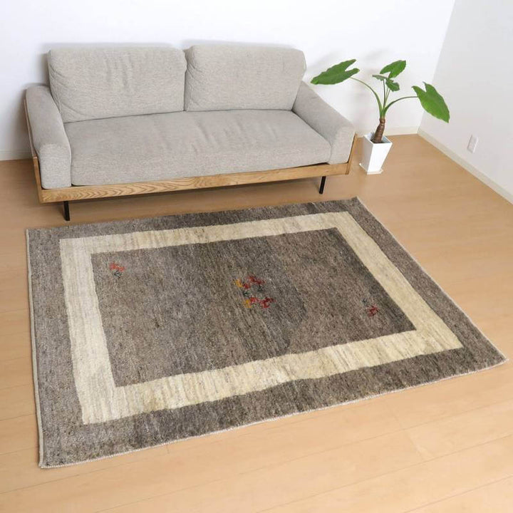 【セミオーダー受付中】  サイズ変更OK　カラー変更OK イラン　シラーズ産　ギャッベ 　（bl-10368）