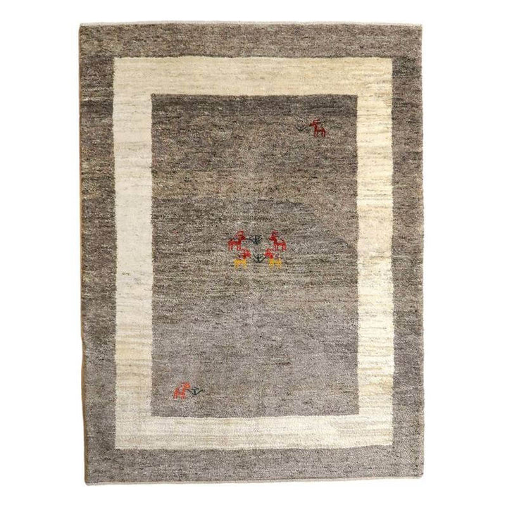 【セミオーダー受付中】  サイズ変更OK　カラー変更OK イラン　シラーズ産　ギャッベ 　（bl-10368）