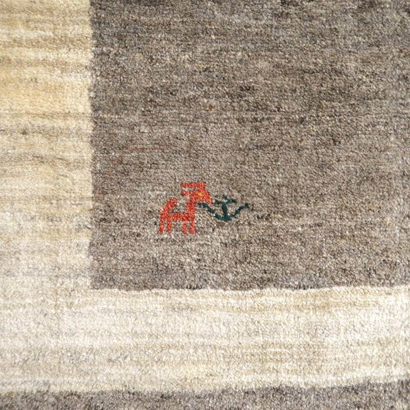 【セミオーダー受付中】  サイズ変更OK　カラー変更OK イラン　シラーズ産　ギャッベ 　（bl-10368）