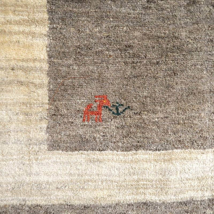 【セミオーダー受付中】  サイズ変更OK　カラー変更OK イラン　シラーズ産　ギャッベ 　（bl-10368）