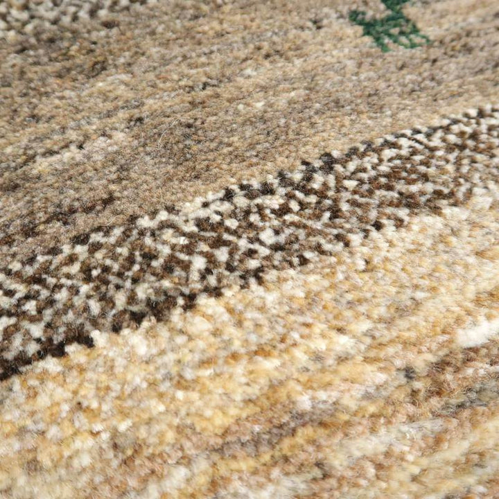 【セミオーダー受付中】  サイズ変更OK　カラー変更OK イラン　シラーズ産　ギャッベ 　（bl-10369）