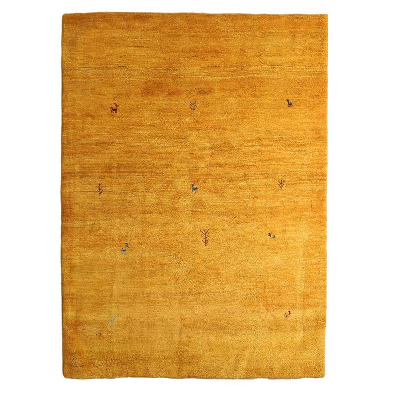 【セミオーダー受付中】  サイズ変更OK　カラー変更OK イラン　シラーズ産　ギャッベ 　（bl-10370）