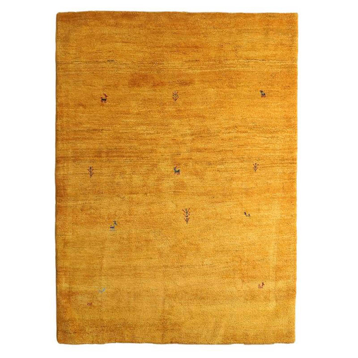 【セミオーダー受付中】  サイズ変更OK　カラー変更OK イラン　シラーズ産　ギャッベ 　（bl-10370）