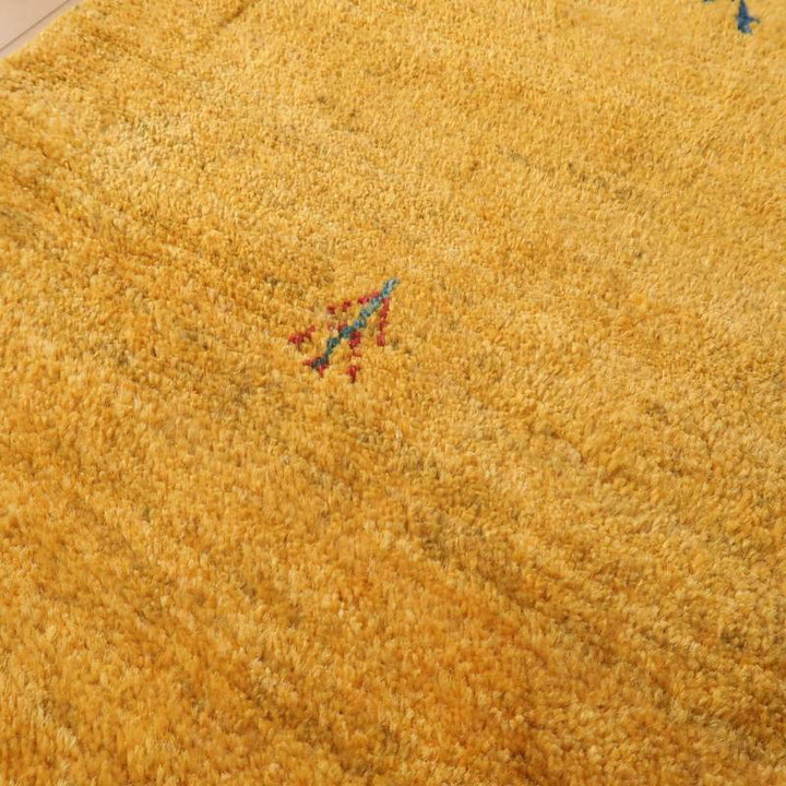 【セミオーダー受付中】  サイズ変更OK　カラー変更OK イラン　シラーズ産　ギャッベ 　（bl-10370）