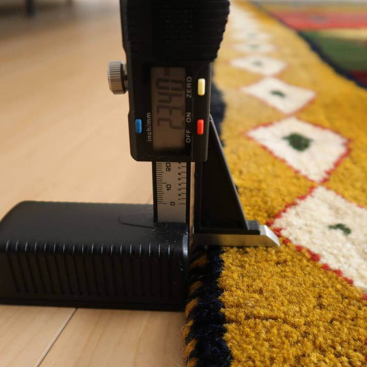 【セミオーダー受付中】  サイズ変更OK　カラー変更OK イラン　シラーズ産　ギャッベ 　（bl-10378）