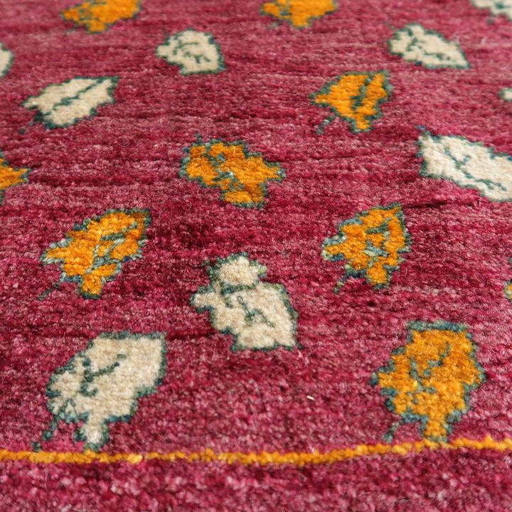 【セミオーダー受付中】  サイズ変更OK　カラー変更OK イラン　シラーズ産　ギャッベ 　（bl-10390）