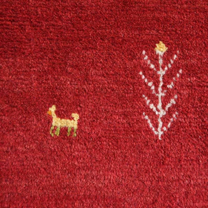 【セミオーダー受付中】  サイズ変更OK　カラー変更OK イラン　シラーズ産　ギャッベ 　（bl-10399）