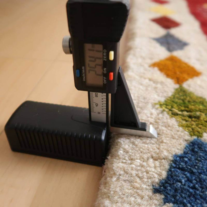 【セミオーダー受付中】  サイズ変更OK　カラー変更OK イラン　シラーズ産　ギャッベ 　（bl-10399）