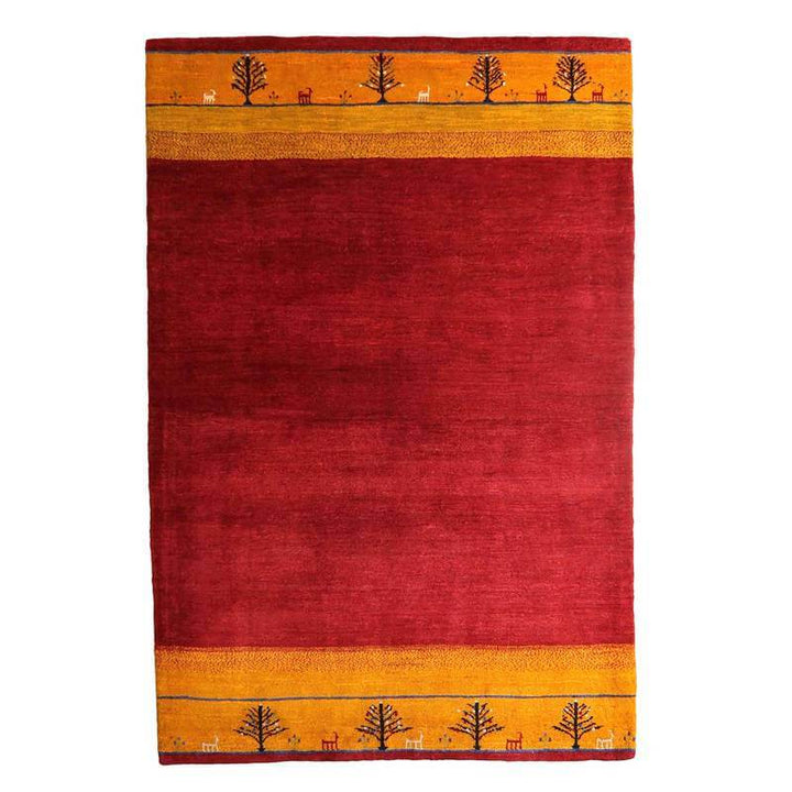 【セミオーダー受付中】  サイズ変更OK　カラー変更OK イラン　シラーズ産　ギャッベ 　（bl-10403）