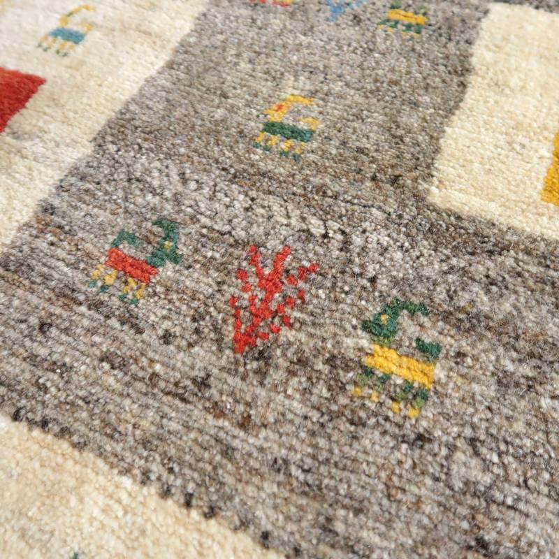 【オーダーメイド受付中】イラン　シラーズ産　ギャッベ 　（bl-10413）