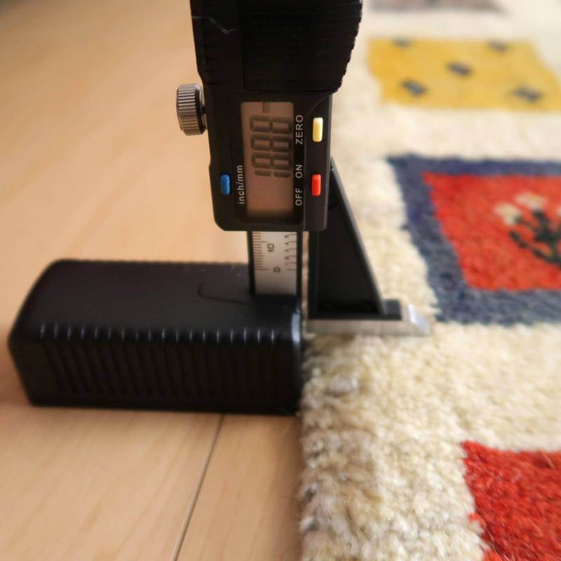 【セミオーダー受付中】  サイズ変更OK　カラー変更OK イラン　シラーズ産　ギャッベ 　（bl-10435）