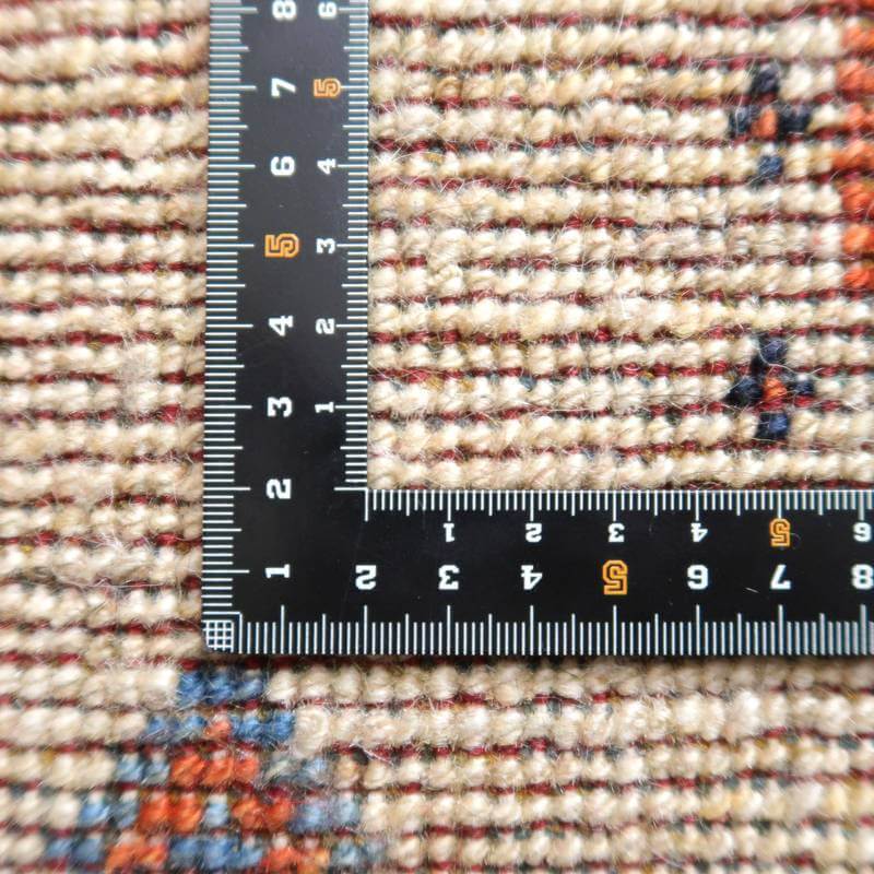 【セミオーダー受付中】  サイズ変更OK　カラー変更OK イラン　シラーズ産　ギャッベ 　（bl-10437）