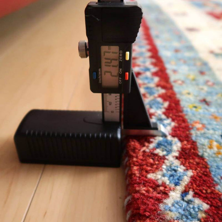 【セミオーダー受付中】  サイズ変更OK　カラー変更OK イラン　シラーズ産　ギャッベ 　（bl-10437）