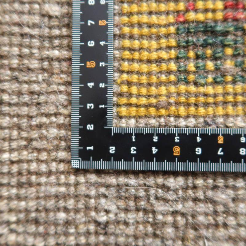 【セミオーダー受付中】  サイズ変更OK　カラー変更OK イラン　シラーズ産　ギャッベ 　（bl-10438）