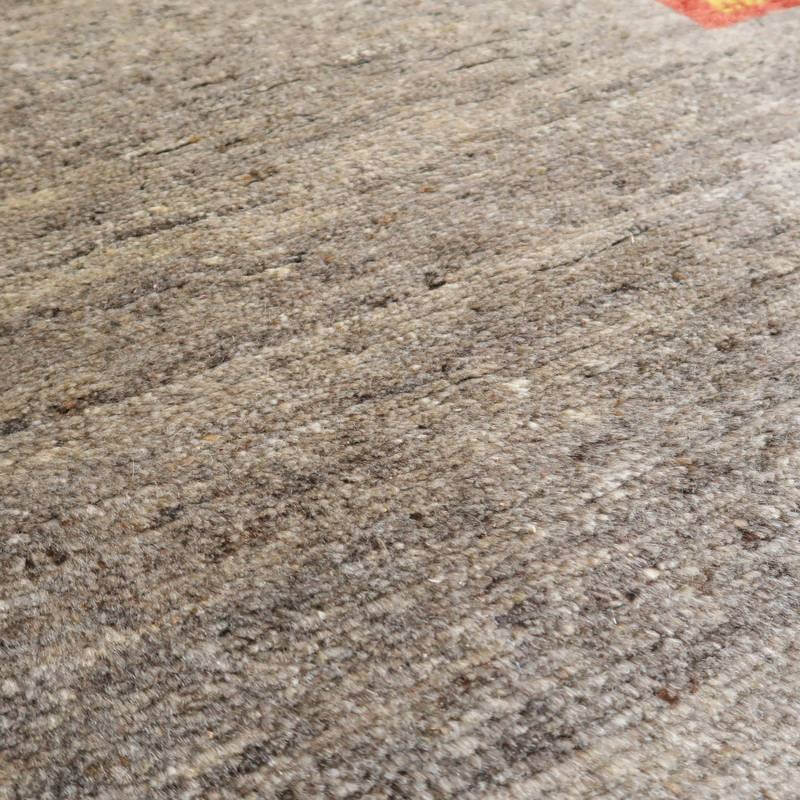 【セミオーダー受付中】  サイズ変更OK　カラー変更OK イラン　シラーズ産　ギャッベ 　（bl-10438）