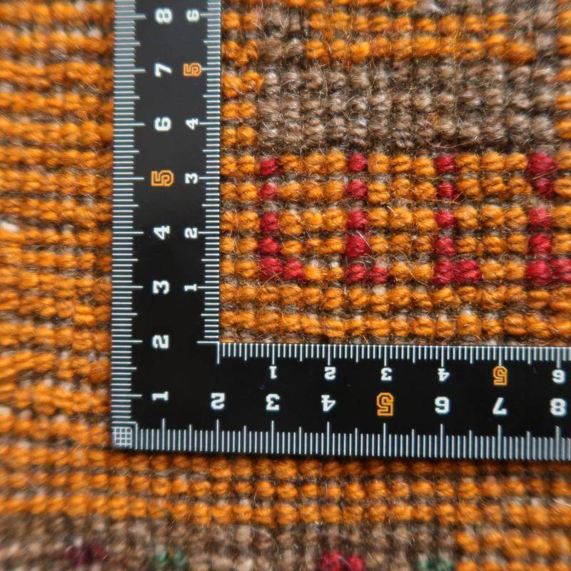 【セミオーダー受付中】  サイズ変更OK　カラー変更OK イラン　シラーズ産　ギャッベ 　（bl-10444）