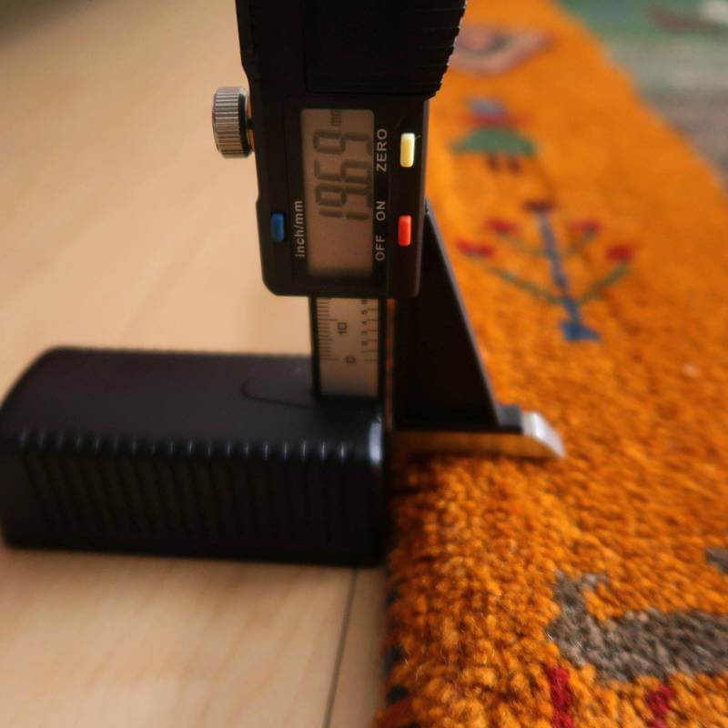 【セミオーダー受付中】  サイズ変更OK　カラー変更OK イラン　シラーズ産　ギャッベ 　（bl-10444）