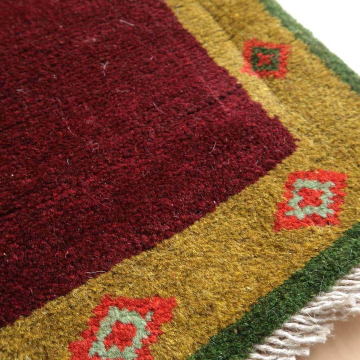 【セミオーダー受付中】  サイズ変更OK　カラー変更OK イラン　シラーズ産　ギャッベ 　（bl-10445）