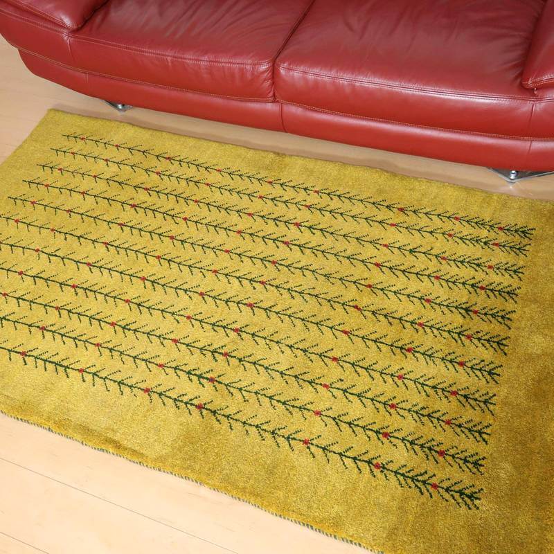 【セミオーダー受付中】  サイズ変更OK　カラー変更OK イラン　シラーズ産　ギャッベ 　（bl-10499）