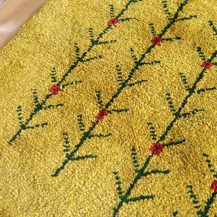 【セミオーダー受付中】  サイズ変更OK　カラー変更OK イラン　シラーズ産　ギャッベ 　（bl-10499）