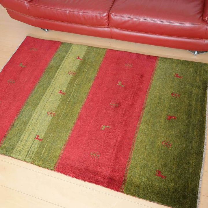 【セミオーダー受付中】  サイズ変更OK　カラー変更OK イラン　シラーズ産　ギャッベ 　（bl-10516）