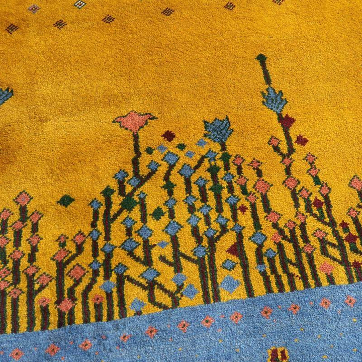 【セミオーダー受付中】  サイズ変更OK　カラー変更OK イラン　シラーズ産　ギャッベ 　（bl-10526）