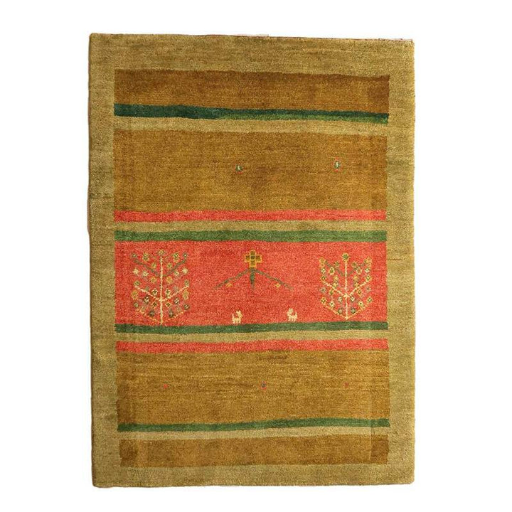 【セミオーダー受付中】  サイズ変更OK　カラー変更OK イラン　シラーズ産　ギャッベ 　（bl-10527）