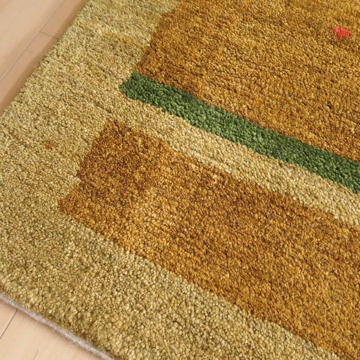 【セミオーダー受付中】  サイズ変更OK　カラー変更OK イラン　シラーズ産　ギャッベ 　（bl-10527）