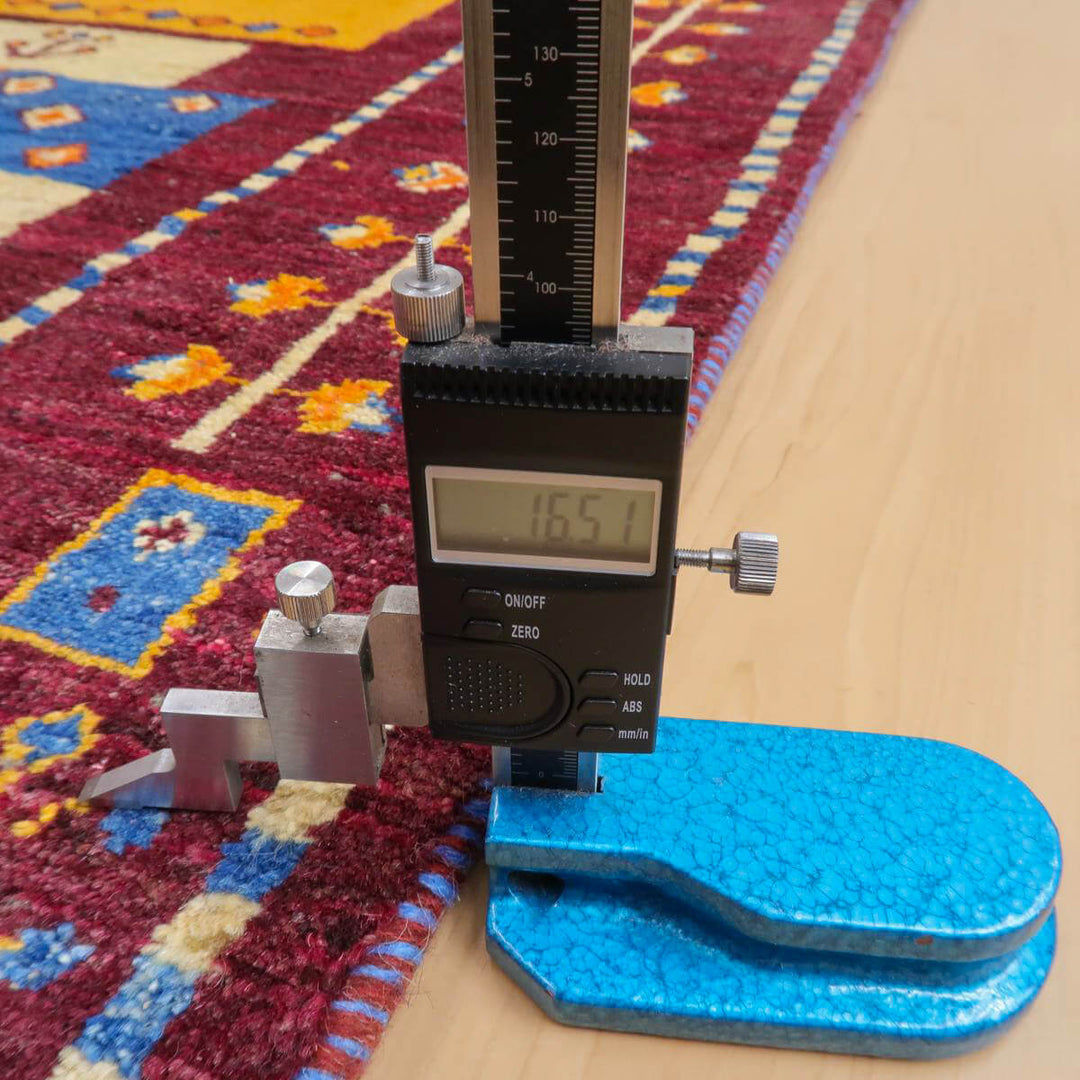 【セミオーダー受付中】  サイズ変更OK　カラー変更OK イラン　シラーズ産　ギャッベ 　（bl-11326）