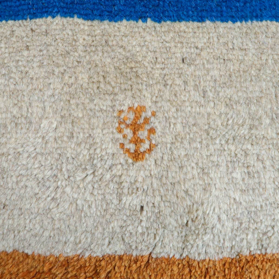 【セミオーダー受付中】  サイズ変更OK　カラー変更OK イラン　シラーズ産　ギャッベ 　（bl-11327）