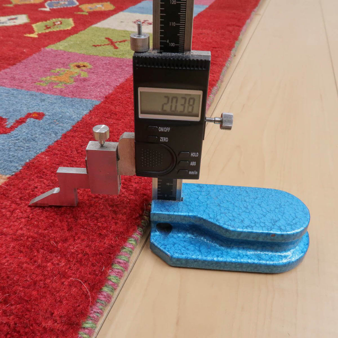 【セミオーダー受付中】  サイズ変更OK　カラー変更OK イラン　シラーズ産　ギャッベ 　（bl-11328）