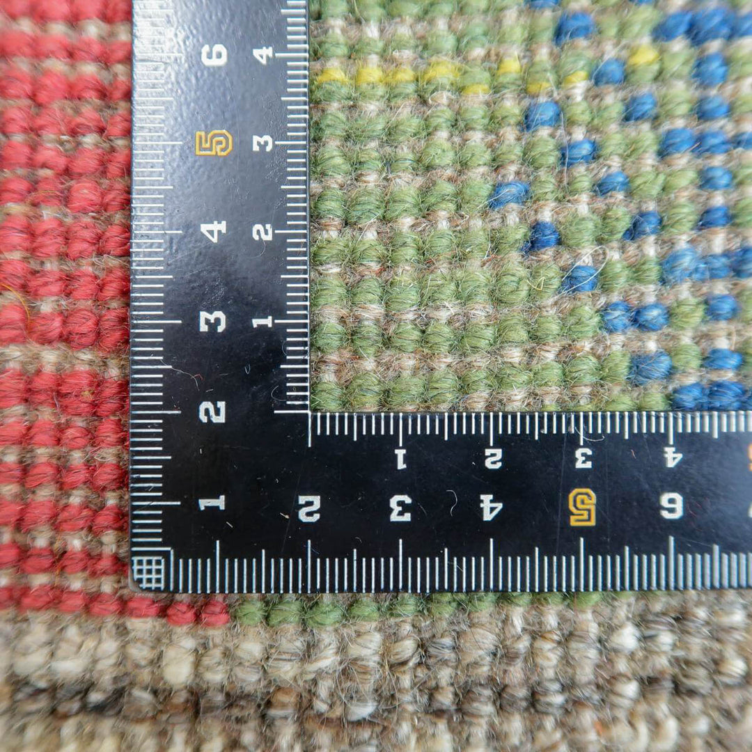 【セミオーダー受付中】  サイズ変更OK　カラー変更OK イラン　シラーズ産　ギャッベ 　（bl-11329）