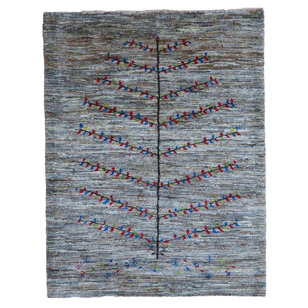 【セミオーダー受付中】  サイズ変更OK　カラー変更OK イラン　シラーズ産　ギャッベ 　（bl-11330）