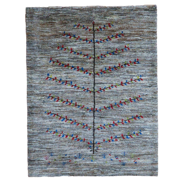 【セミオーダー受付中】  サイズ変更OK　カラー変更OK イラン　シラーズ産　ギャッベ 　（bl-11330）