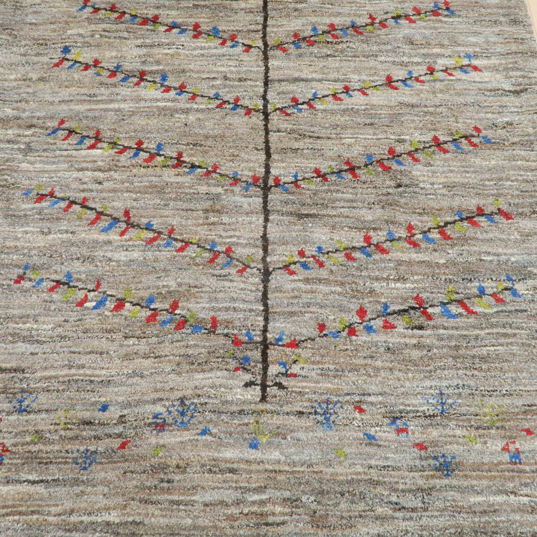 【セミオーダー受付中】  サイズ変更OK　カラー変更OK イラン　シラーズ産　ギャッベ 　（bl-11330）