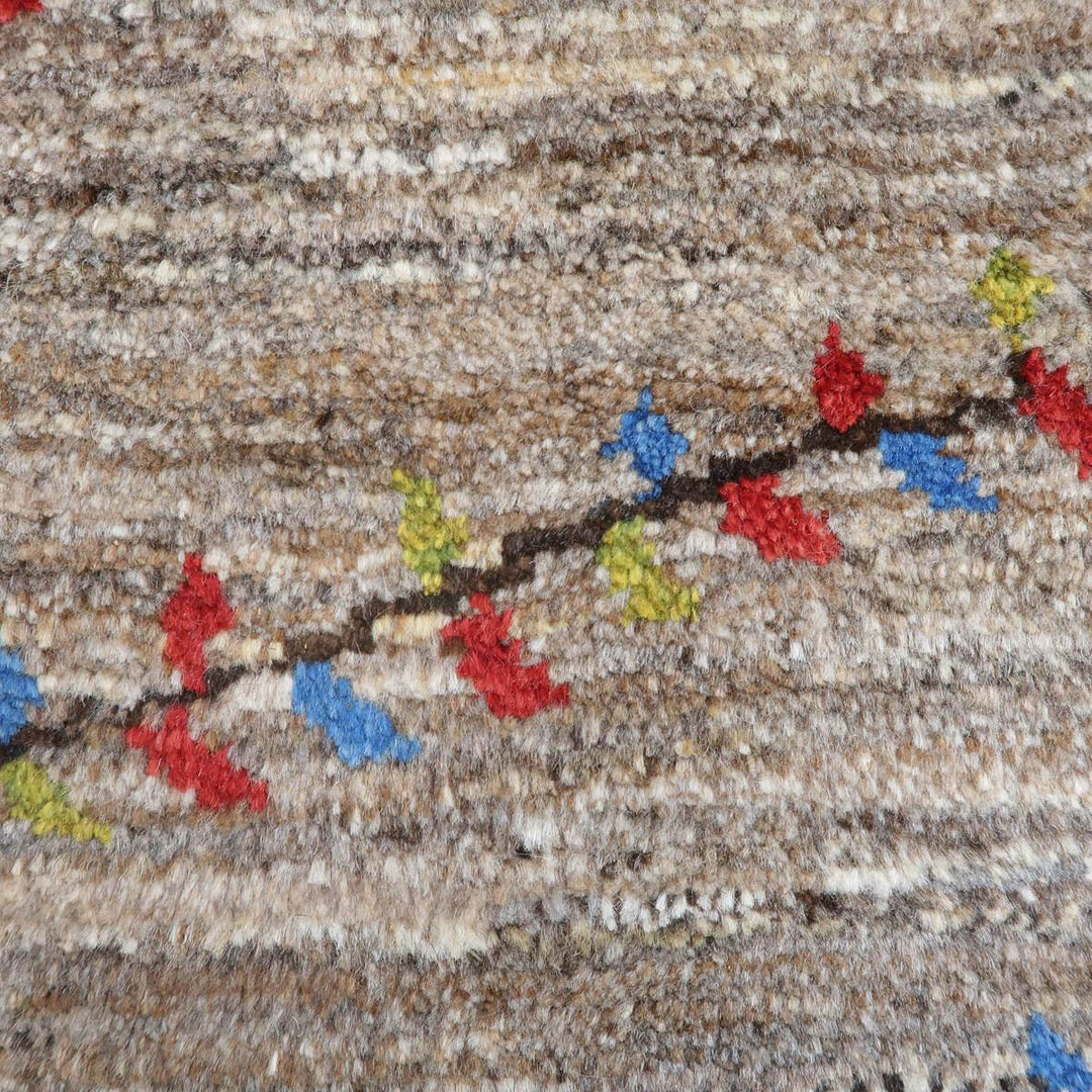 【セミオーダー受付中】  サイズ変更OK　カラー変更OK イラン　シラーズ産　ギャッベ 　（bl-11330）