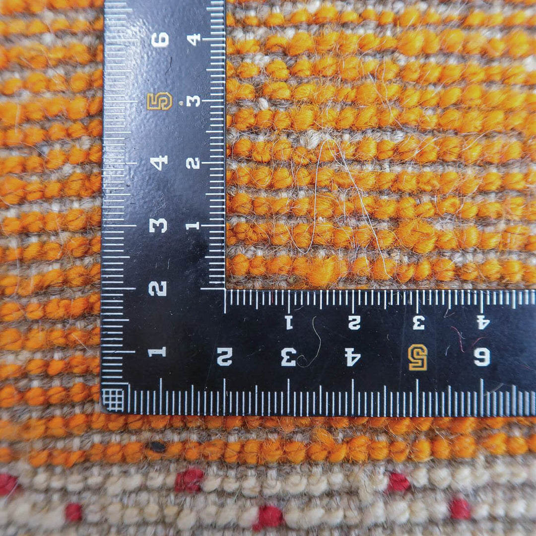 【セミオーダー受付中】  サイズ変更OK　カラー変更OK イラン　シラーズ産　ギャッベ 　（bl-11336）