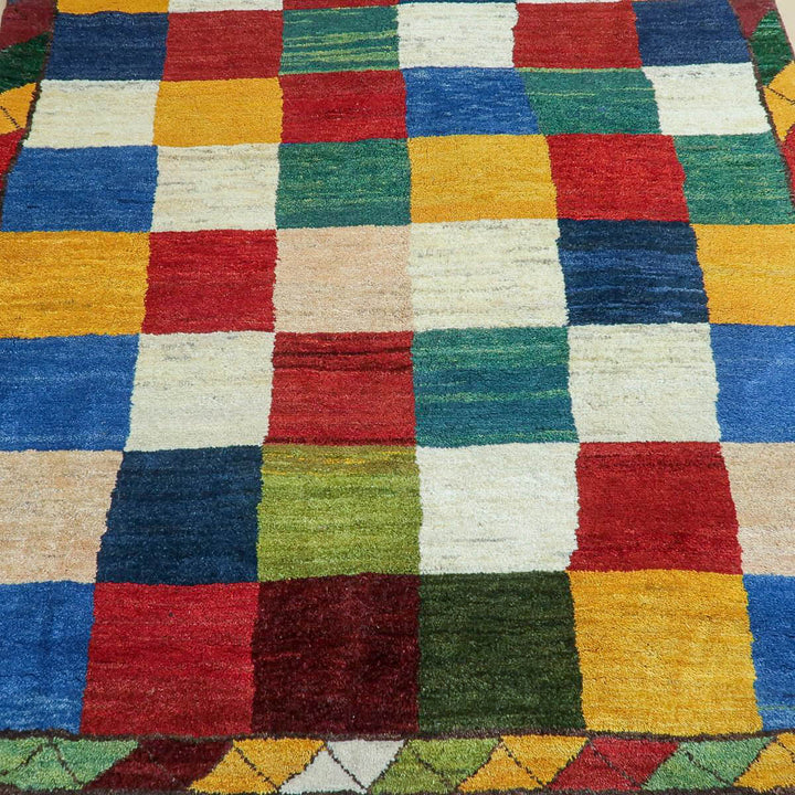 【セミオーダー受付中】  サイズ変更OK　カラー変更OK イラン　シラーズ産　ギャッベ 　（bl-11339）