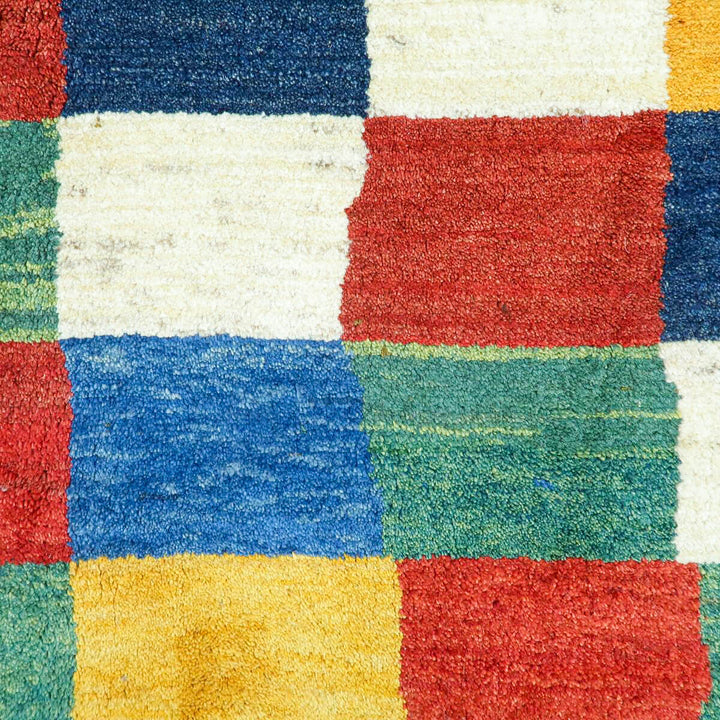 【セミオーダー受付中】  サイズ変更OK　カラー変更OK イラン　シラーズ産　ギャッベ 　（bl-11339）