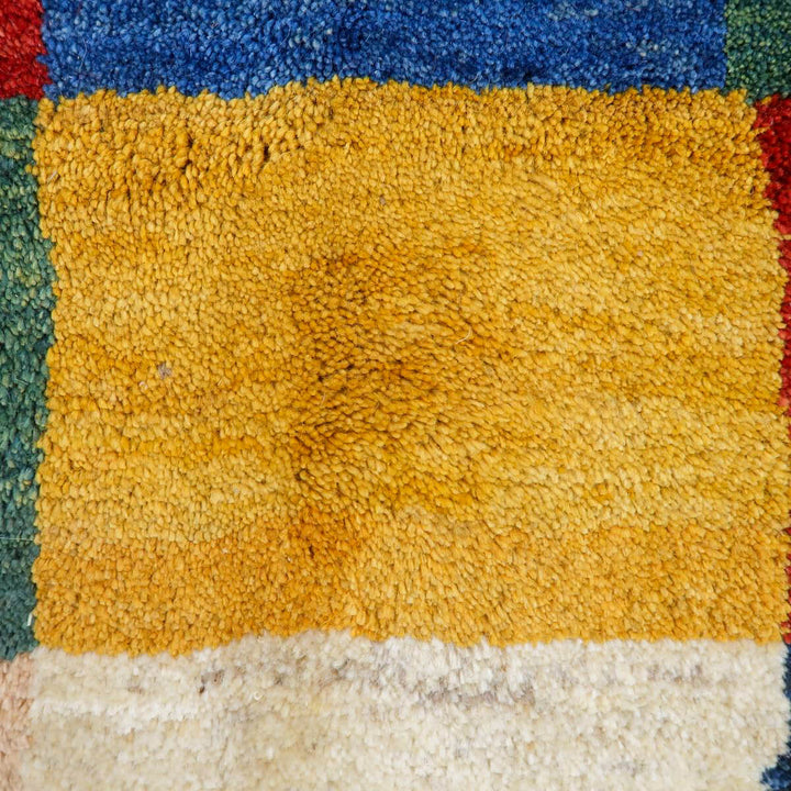 【セミオーダー受付中】  サイズ変更OK　カラー変更OK イラン　シラーズ産　ギャッベ 　（bl-11339）