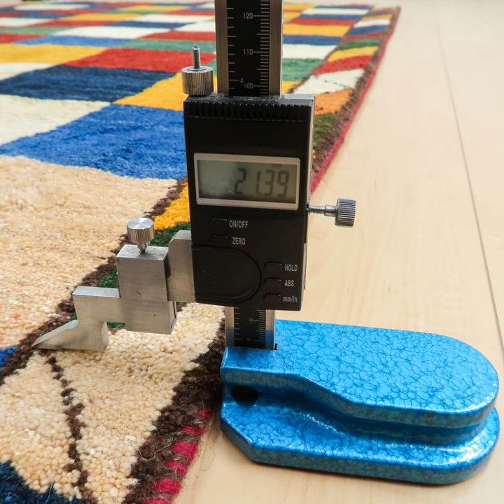 【セミオーダー受付中】  サイズ変更OK　カラー変更OK イラン　シラーズ産　ギャッベ 　（bl-11339）