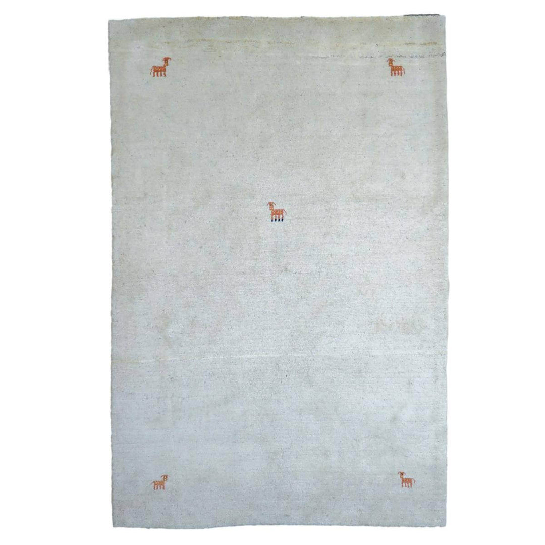 【セミオーダー受付中】  サイズ変更OK　カラー変更OK イラン　シラーズ産　ギャッベ 　（bl-11340）