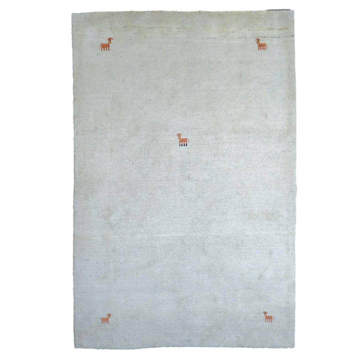 【セミオーダー受付中】  サイズ変更OK　カラー変更OK イラン　シラーズ産　ギャッベ 　（bl-11340）