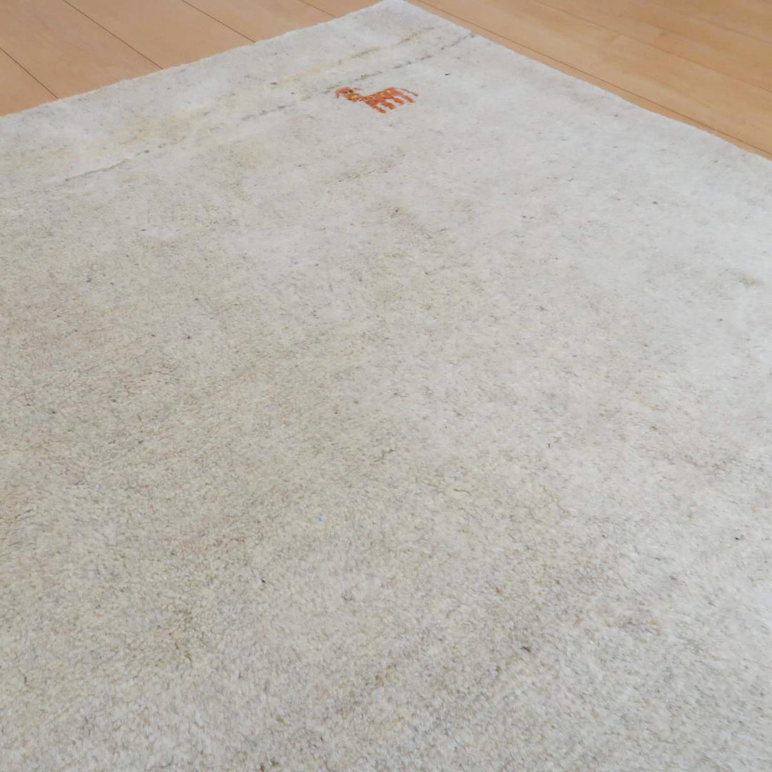 【セミオーダー受付中】  サイズ変更OK　カラー変更OK イラン　シラーズ産　ギャッベ 　（bl-11340）