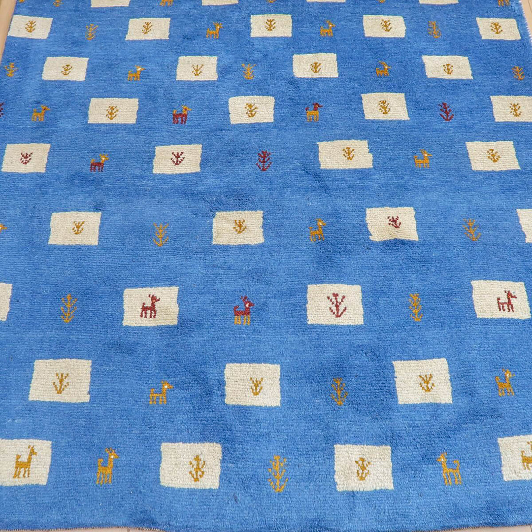 ギャッベ（ラティーフ）　191×150cm（BL-11341）